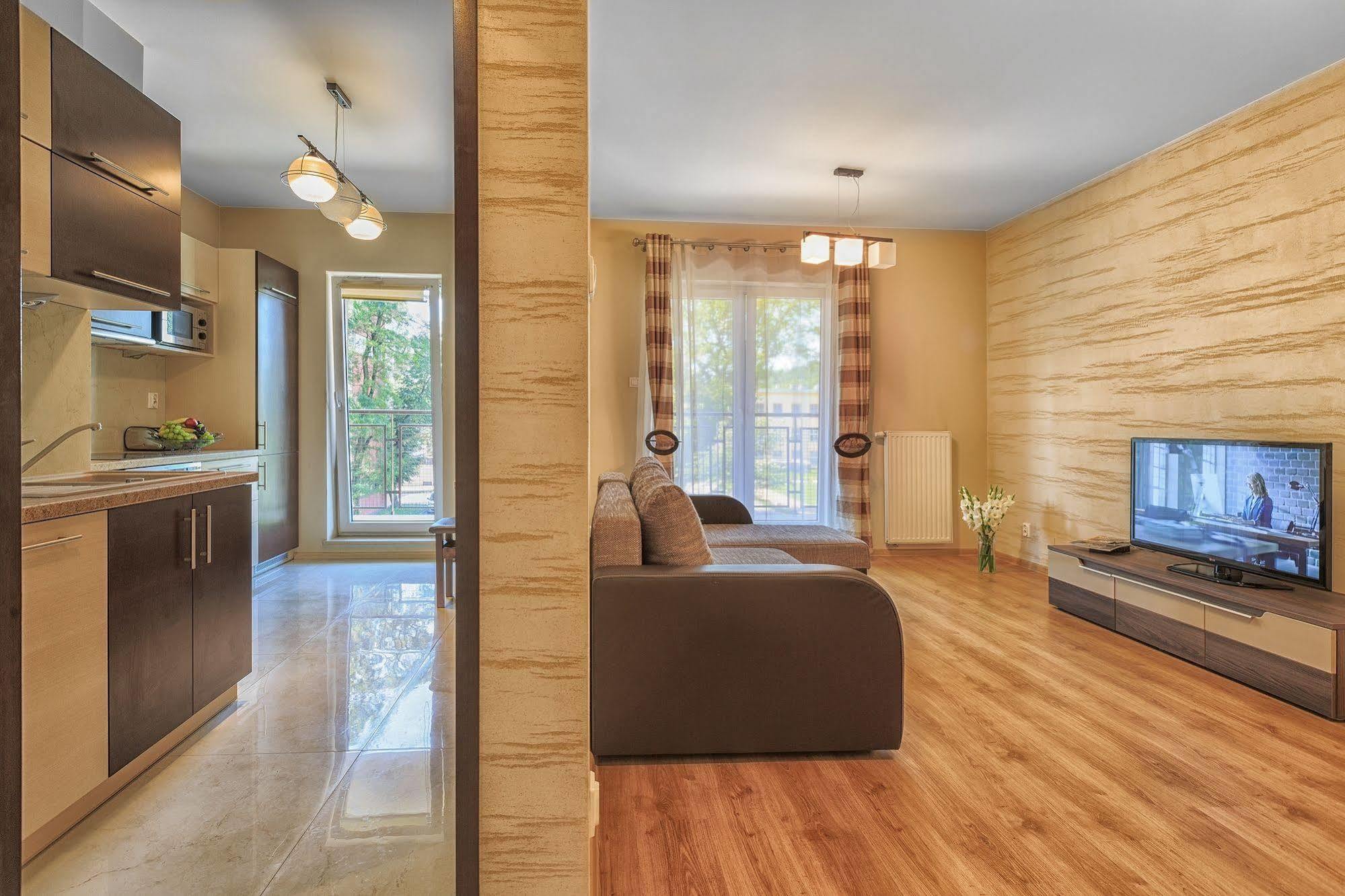 Apartamenty Aparts Lodž Exteriér fotografie